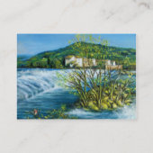 ARNO RIVER AT ROVEZZANO Florence Italië Visitekaartje (Achterkant)