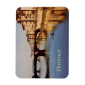 Arno River, Florence, Italie Magnet (Vertical)