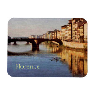 Arno River, Florence, Italië Magnet Magneet