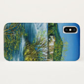 ARNO RIVER IN ROVEZZANO Florence Tuscany Landscape Case-Mate iPhone Case (Achterkant (horizontaal))
