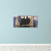 Arnold Böcklin - Het eiland der doden Canvas Afdruk (Insitu (Houten vloer))