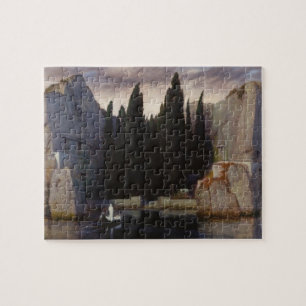 Arnold Böcklin - Het eiland der doden Legpuzzel