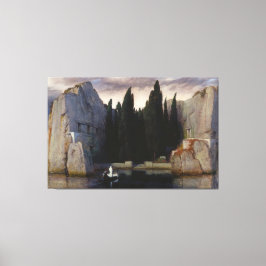 Arnold Bocklin - Het eiland van de doden (1883) Canvas Afdruk