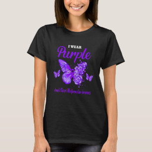 Arnold Chiari Malformation Awareness I Draag Paars T-shirt