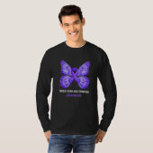 Arnold Chiari Malformation Awareness Month Purple T-shirt (Voorkant volledig)