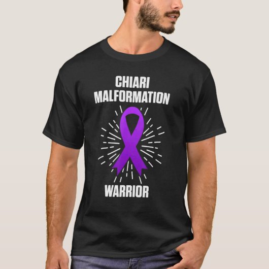 Arnold Chiari Malformation Warrior Fight Awareness T-shirt (Voorkant)
