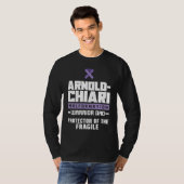 Arnold Chiari Malformation Warrior Protector Aware T-shirt (Voorkant volledig)