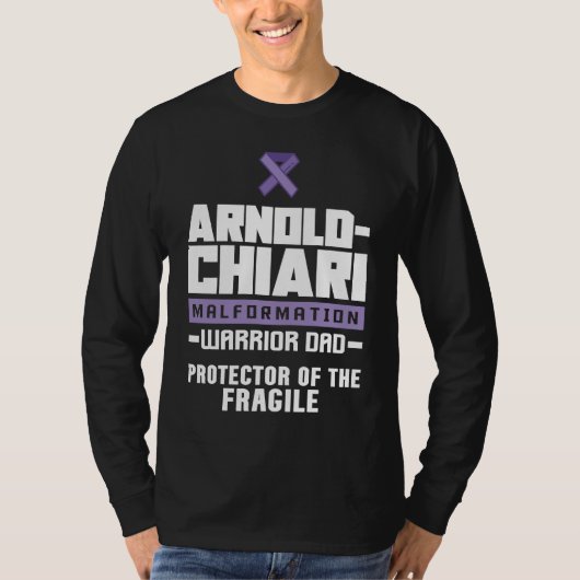 Arnold Chiari Malformation Warrior Protector Aware T-shirt (Voorkant)