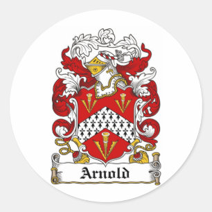 ARNOLD FAMILY CREST - ARNOLD WAPENSCHILD RONDE STICKER