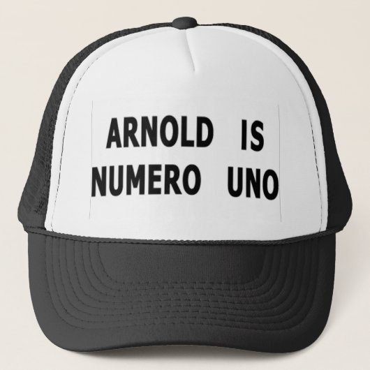 Arnold is Numero Trucker Pet (Voorkant)