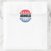 ARNOLD SCHWARZENEGGER RONDE STICKER (Tas)