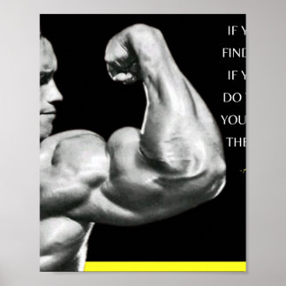 ARNOLD SCHWARZENEGGER - VIND HET TIJDQUOTE POSTER