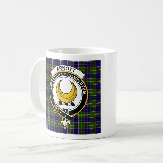 Arnott Clan Badge Coffee Mug - taille 11oz (Devant gauche)