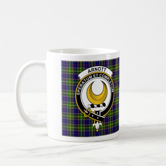 Arnott Clan Badge Coffee Mug - taille 11oz (Gauche)