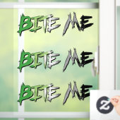 Aro Pride Bite Me Raamsticker (Huis)