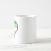 Aro Pride Coeur café Mug (Centre)