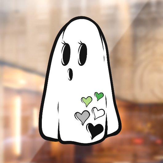 Aro Pride Geest Raamsticker (Vel 2)