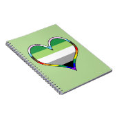 Aro Pride Heart Notitieboek (Rechterzijde)
