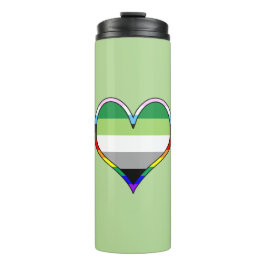 Aro Pride Heart Thermal Tumbler Thermosbeker