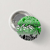 Aro Pride Krullen Ronde Button 3,2 Cm (Voorkant /achterkant)