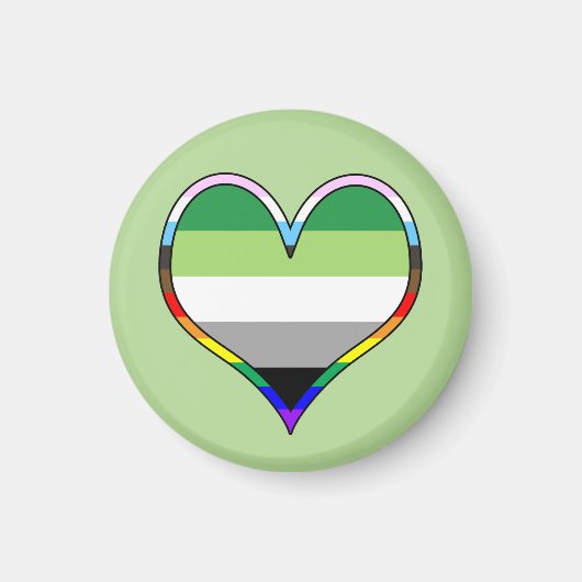 Aro Pride Magnet cardiaque (Devant)