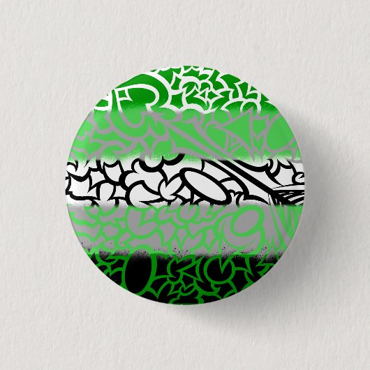 Aro Pride Squiggles Ronde Button 3,2 Cm (Voorkant)
