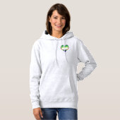 Aro Pride Sweat - shirt à capuche cardiaque (Devant entier)