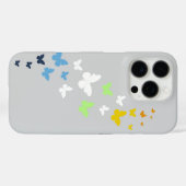 AroAce Agender Pride Butterfly Trail Case-Mate iPhone Case (Achterkant (horizontaal))