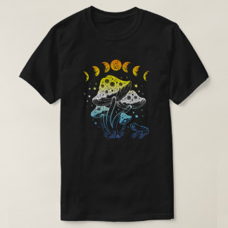 Aroace Mystique - Mushroom, Moon, and Frog T-shirt