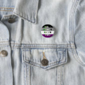 Aroace "Nee, ik ga je niet daten" Ronde Button 3,2 Cm (In situ)