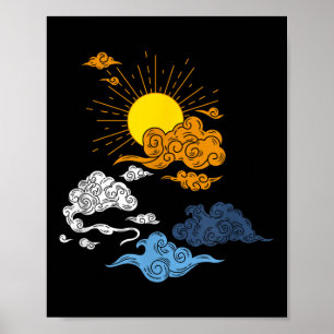 Aroace Pride Aro Ace LGBTQ Flag - Japans Aromant Poster