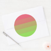 Aroflux Pride Flag Ronde Sticker (Envelop)