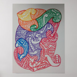 Aroha Mai, ontwerp door RRW Poster