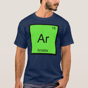 Aroldis Naam Chemie Element Periodiek Systeem T-shirt