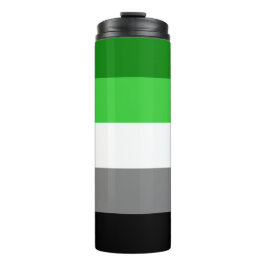 Aromantic Flag Thermal Tumbler Thermosbeker