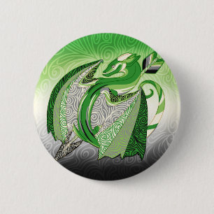 Aromantic Pride Dragon Button