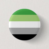 Aromantic Pride Flag Ronde Button 3,2 Cm (Voorkant)