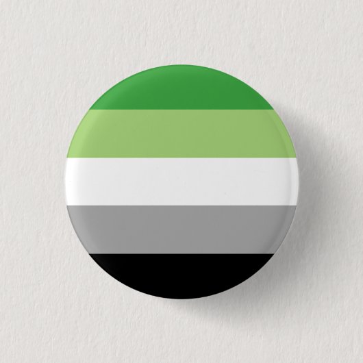 Aromantic Pride Flag Ronde Button 3,2 Cm (Voorkant)