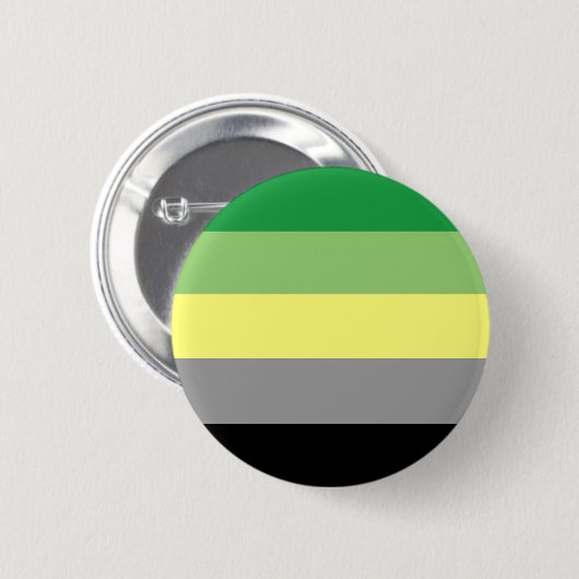 Aromantic Pride Flag Ronde Button 5,7 Cm (Voorkant /achterkant)
