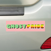 Aromantic Pride Ghost Pride Bumpersticker (Op auto)