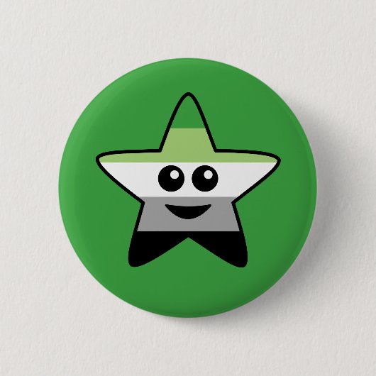Aromantic Star Button (Voorkant)