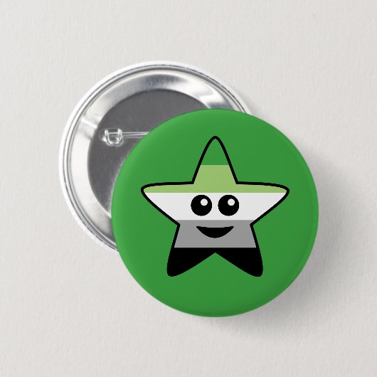 Aromantic Star Button (Voorkant /achterkant)
