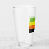 Aromantische trots glas (Rechts)
