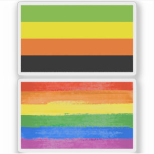 Aromantische trots sticker
