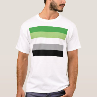 Aromantische vlag t-shirt