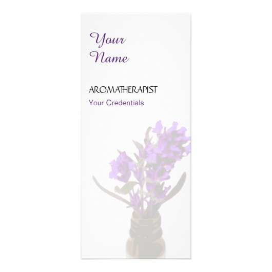 Aromatherapeut Rack Card Reclamekaart (Achterkant)