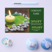 Aromatherapie Essential Oil misselijkheid massage Flyer (Enkel)