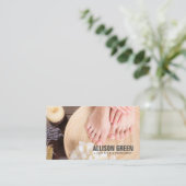 Aromatherapie Manicurist Pedicure Salon Visitekaartje (Staand voorkant)