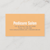 Aromatherapie Manicurist Pedicure Salon Visitekaartje (Achterkant)