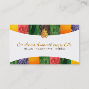 Aromatherapie Oils Slogans Visitekaartjes